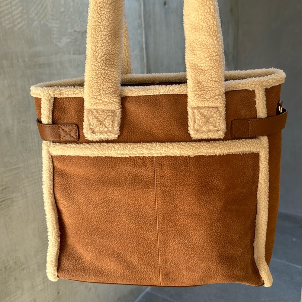 Talbots shearling bag -